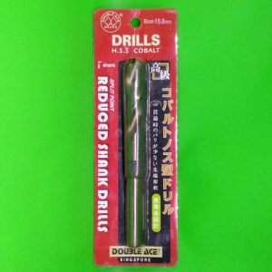 DOUBLE ACE 15.0mm Reduced Shank Cobalt Drills