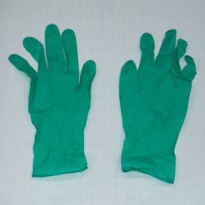 Green Rubber Hand Gloves