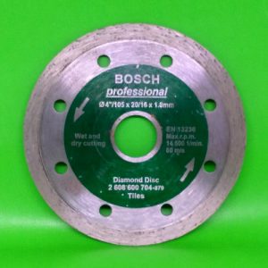 BOSCH 4″- 105mm Diamond Cutting Wheel-Green