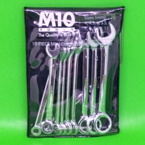 M10 Mini Combination Wrench Set 10 pcs